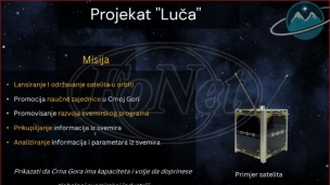 Predstavljen satelit "Luča"